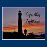 Cape May Lighthouse postcard postcards