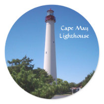 Cape May Lighthouse Stickers by creativemom Cape May Lighthouse Stickers