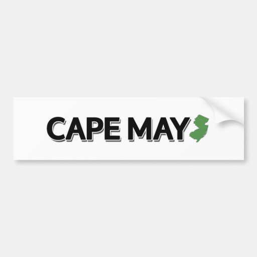 Cape May, New Jersey Bumper Sticker Zazzle