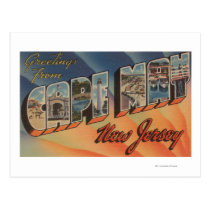 Cape May, New Jersey - Large Letter Scenes postcards