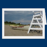Cape May Point Beach greeting card cards