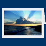 Cape May Point, NJ Sunset greeting card cards
