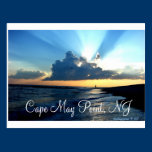 Cape May Point, NJ Sunset postcard postcards