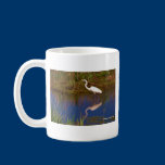 Cape May Point, NJ White Egret mug mugs