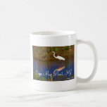 Cape May Point, NJ White Egret mug mugs
