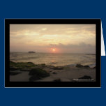 Cape May Point Setting Sun greeting card cards