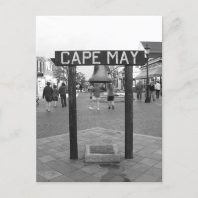 Cape May * Sign Postcards