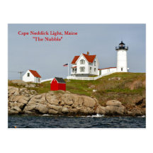 Cape Neddick Light, Maine postcard