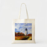 Cape Poge Lighthouse Tote Bag