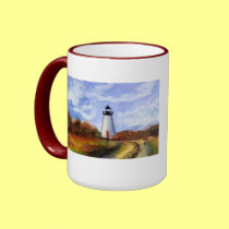 Cape Pogue Lighthouse- Martha's Vineyard, ... mugs by donnabellas Cape Pogue Lighthouse- Martha's Vineyard, ... mugs