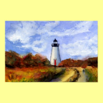 Cape Pogue Lighthouse Poster- Martha's Vineyard posters