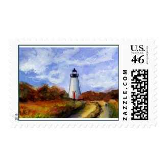 Cape Pogue Lighthouse Stamp stamp