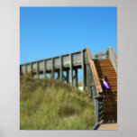 Cape San Blas Boardwalk, Florida beach girl posters