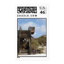 Cape San Blas Florida Dunewalk from beach side Postage Stamp