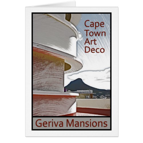 Cape Town Art Deco - Geriva Mansions card