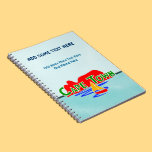 Cape Town Table Mountain Custom Spiral Notebooks notebooks