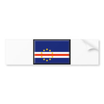 Cape Verde Flag bumper stickers