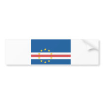 Cape Verde Flag bumper stickers by flagshirts Cape Verde Flag bumper stickers
