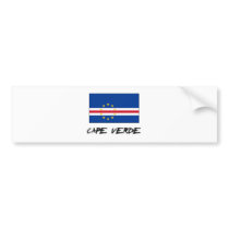 Cape Verde Flag bumper stickers by flagshirt Cape Verde Flag bumper stickers