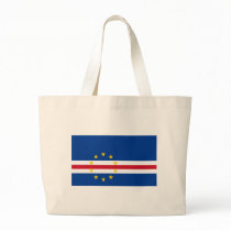 Cape Verde Flag CV Tote Bags