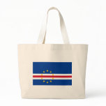 Cape Verde Flag CV Tote Bags