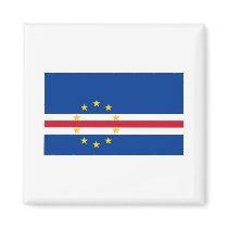 Cape Verde Flag CV Refrigerator Magnets