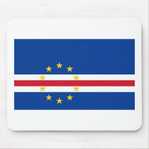Cape Verde Flag mousepads by worldtees Cape Verde Flag mousepads