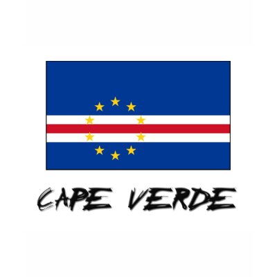 Cape Verde Flag Tshirt by flagshirt