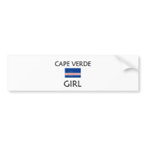 CAPE VERDE GIRL bumper stickers