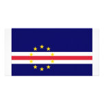 Cape Verde National Flag Photo Card Template