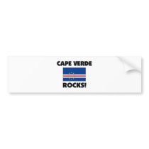 Cape Verde Rocks bumper stickers by flagshirt Cape Verde Rocks bumper stickers