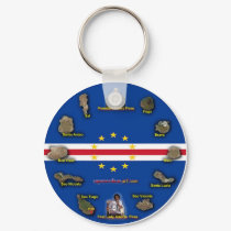 Cape Verdean Key chain keychains