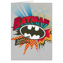 Caped Crusader Greeting Card