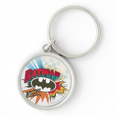 Caped Crusader keychains