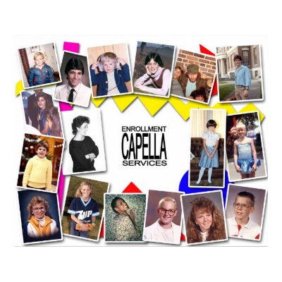 Capella Enrollment Services 80's Party Poster by caver01