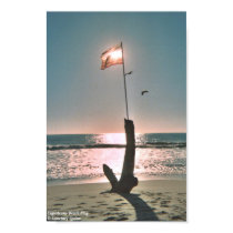 Capistrano Beach Flag Print by Dylirym Capistrano Beach Flag Print