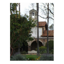 Capistrano Mission Bell postcard