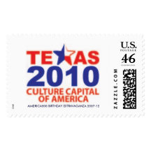 CAPITAL DE LA CULTURA DE TEJAS 2010 DE AMÉRICA SELLO