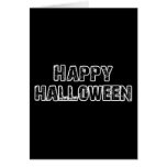 Capital Grunge Happy Halloween Greeting Card