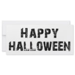 Capital Grunge Happy Halloween rack cards