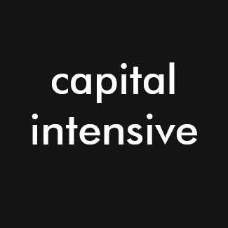 capital intensive shirt