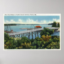 Capital Island New Foot Bridge View Poster