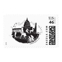 Capital Seasons Illustration postage by washingtondc Capital Seasons Illustration postage