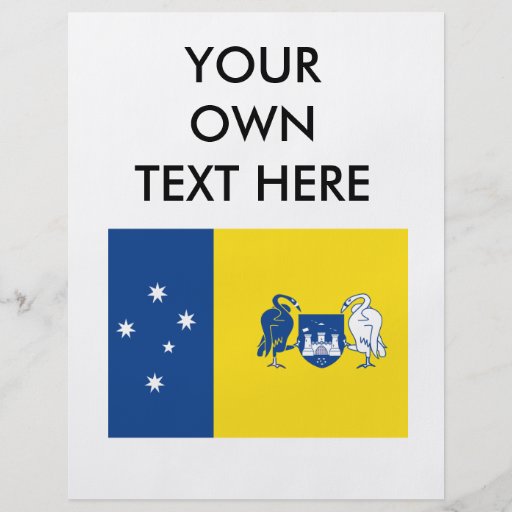 Capital Territory Flag Custom Flyer