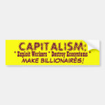 CAPITALISM bumpersticker Bumper Sticker