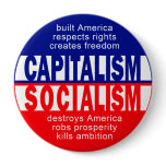 Capitalism button