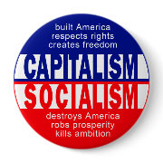 Capitalism button button