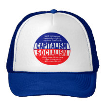 Capitalism cap mesh hat
