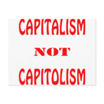 CAPITALISM not CAPITOLISM Postcards