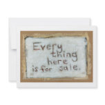 Capitalism painting raw primitve fun modern art invitation